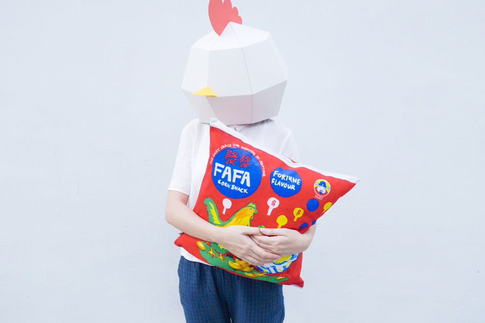 Singapore Cushion Cover - Kaka snack