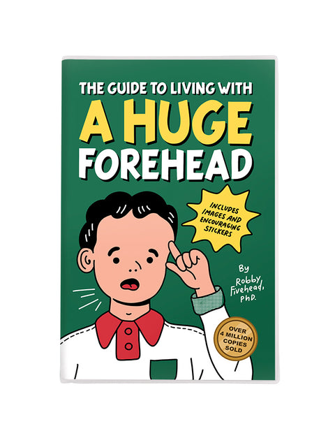 The Guide to Living With A Huge Forehead A5 Notebook - Notebooks by wheniwasfour | 小时候, Singapore local artist online gift store