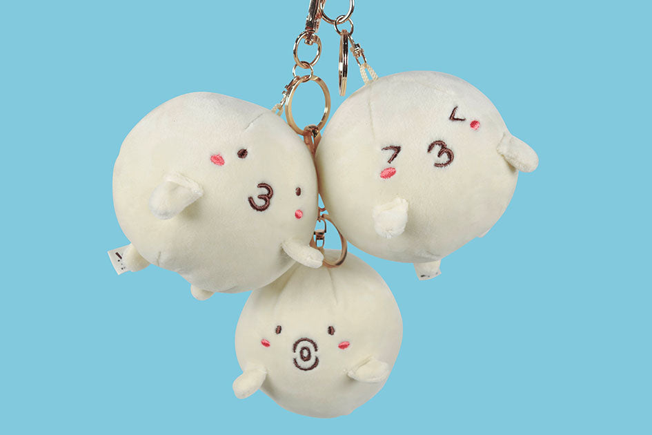 Fishbo Plush Keychain (・o・) - Plushies by wheniwasfour | 小时候, Singapore local artist online gift store