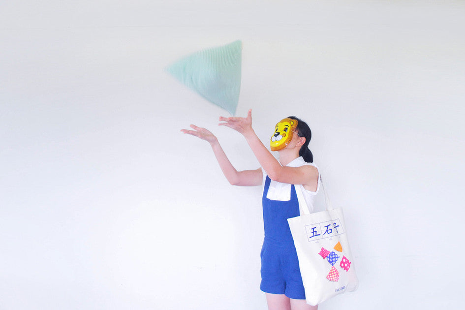 Five Stones Totebag - Canvas Tote Bags by wheniwasfour | 小时候, Singapore local artist online gift store