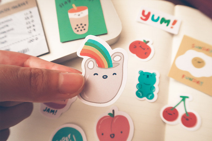 Fresh Market Decal Sticker Pack - Sticker by wheniwasfour | 小时候, Singapore local artist online gift store