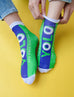 Yolo socks - Apparel by wheniwasfour | 小时候, Singapore local artist online gift store