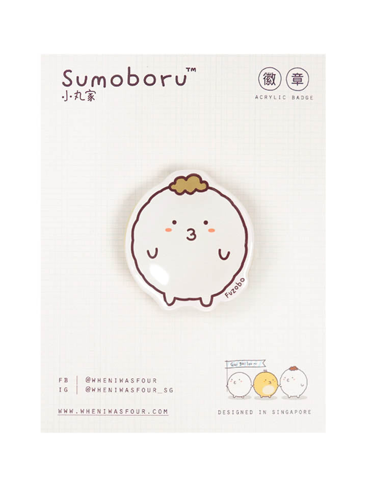 Sumoboru Hotpot Totebag + 2 Pins - Canvas Tote Bags by wheniwasfour | 小时候, Singapore local artist online gift store