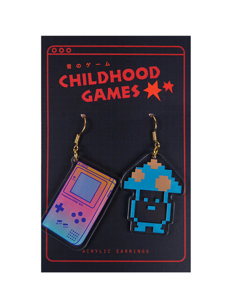 Gameboy Earrings - Accessories by wheniwasfour | 小时候, Singapore local artist online gift store