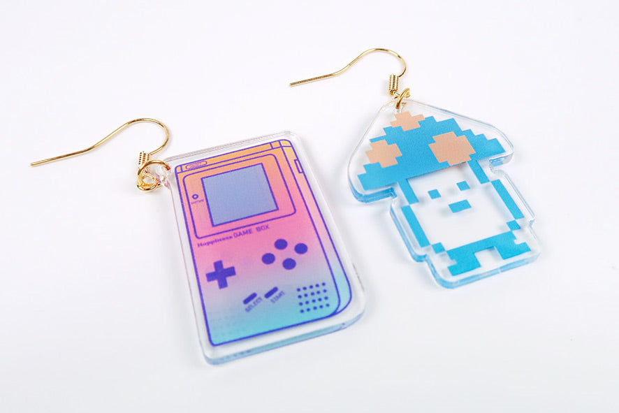 Gameboy Earrings - Accessories by wheniwasfour | 小时候, Singapore local artist online gift store