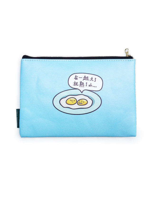 Half-Boiled Eggs Pouch - Pouch by wheniwasfour | 小时候, Singapore local artist online gift store