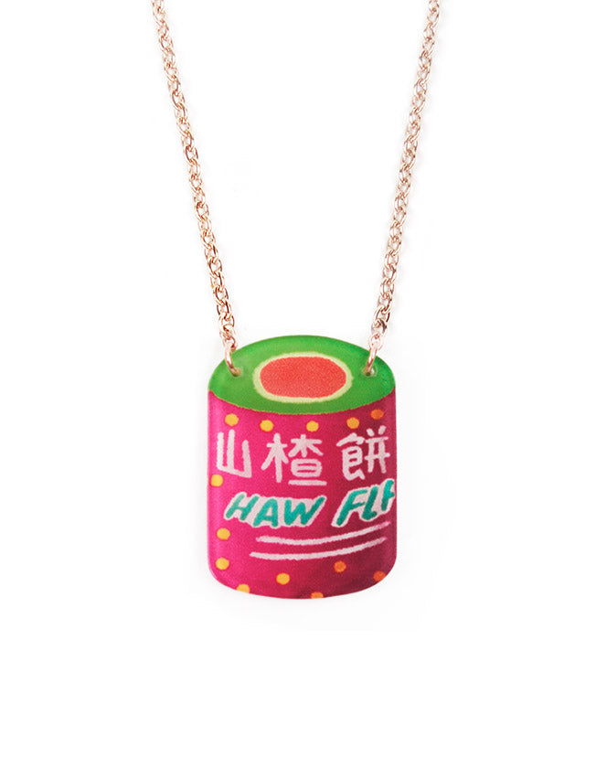 Quirky and nostalgic necklaces inspired by your favourite childhood snacks - Haw Flakes