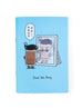 Kopitiam Heroes - Jack Teh Peng A6 Notebook in blue
