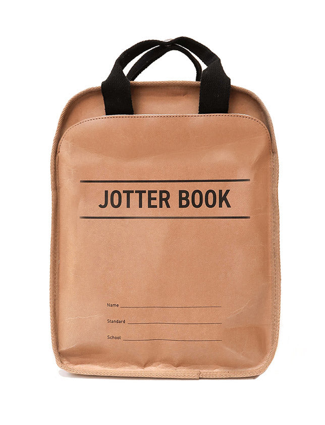 Jotter Book Kraft Backpack - backpack by wheniwasfour | 小时候, Singapore local artist online gift store