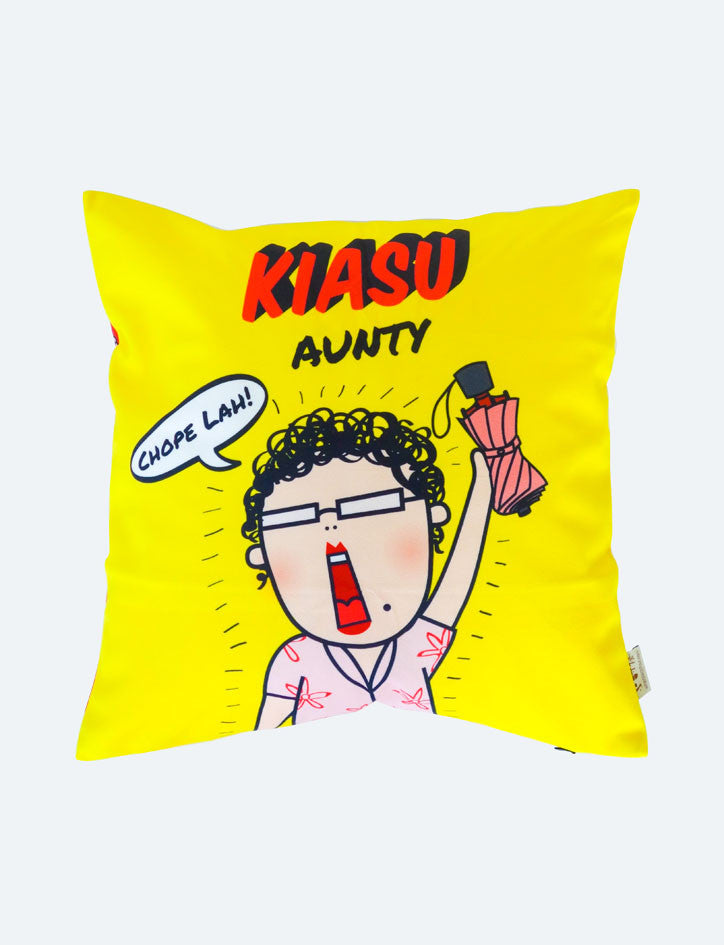 Kiasu Auntie Cushion Cover