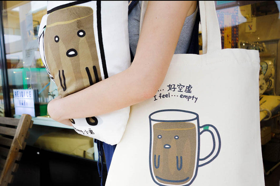 Kopi-O Kosong Plush Toy and Tote Bag