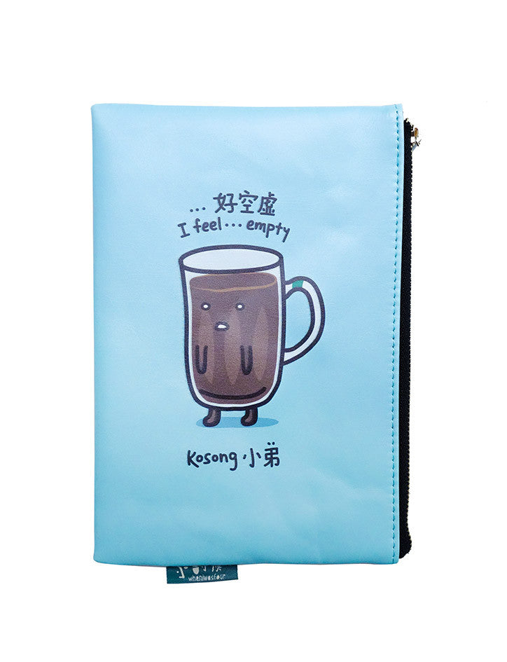 Kosong 小弟 Pouch - Pouch by wheniwasfour | 小时候, Singapore local artist online gift store