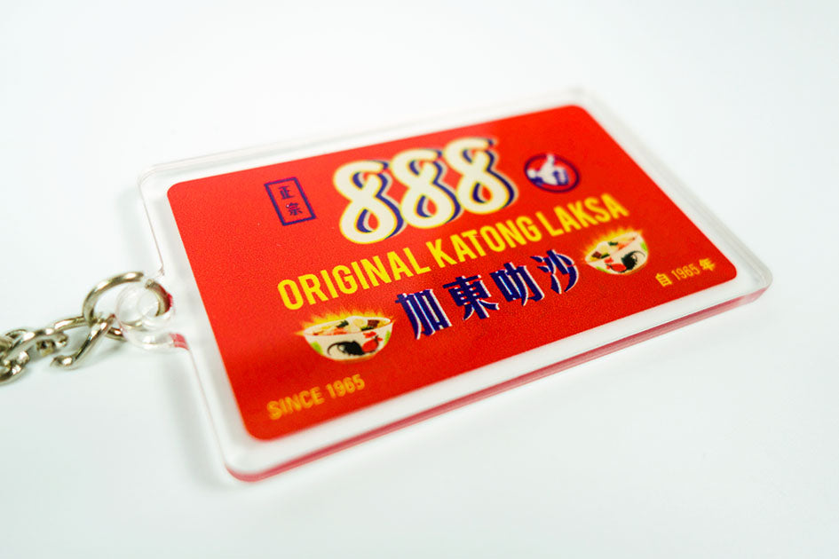 Laksa Keychain - Accessories by wheniwasfour | 小时候, Singapore local artist online gift store