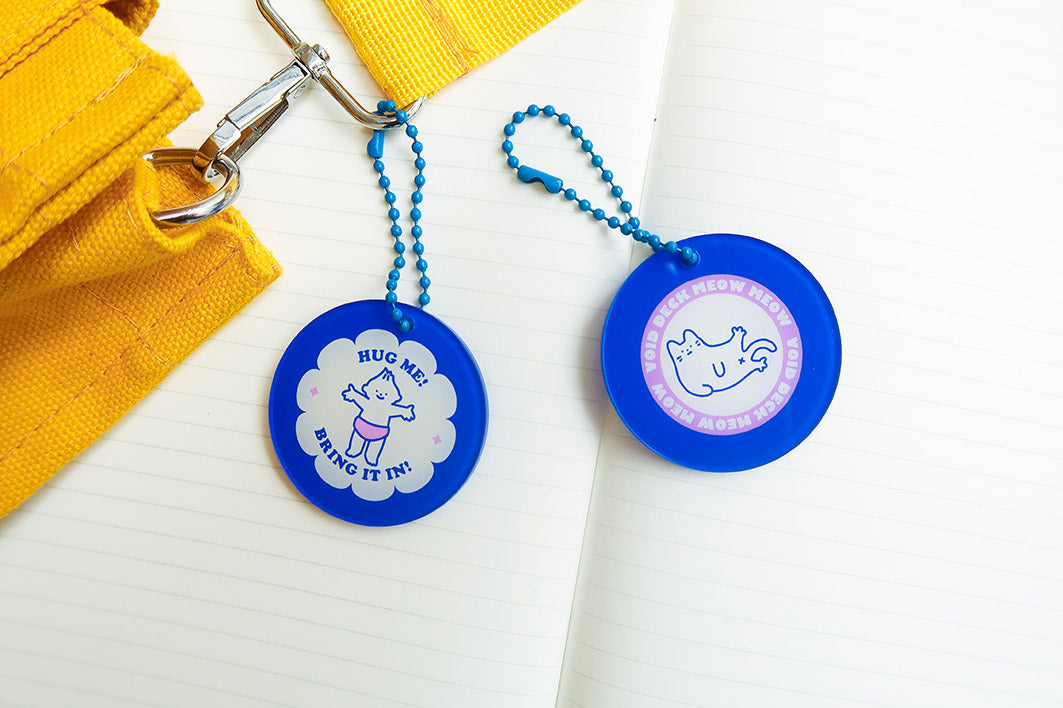 Void Deck Meow Keychain Charm - Accessories by wheniwasfour | 小时候, Singapore local artist online gift store