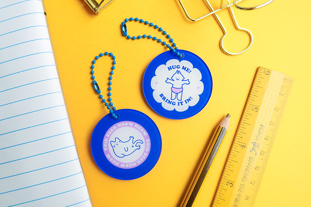Void Deck Meow Keychain Charm - Accessories by wheniwasfour | 小时候, Singapore local artist online gift store