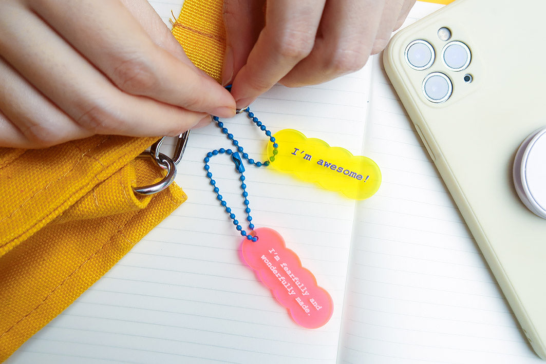 I'm Fearfully And Wonderfully Made Keychain Charm - Accessories by wheniwasfour | 小时候, Singapore local artist online gift store