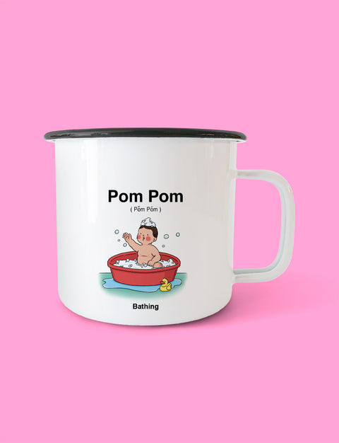 Mam Mam & Pom Pom Mug - Home by wheniwasfour | 小时候, Singapore local artist online gift store