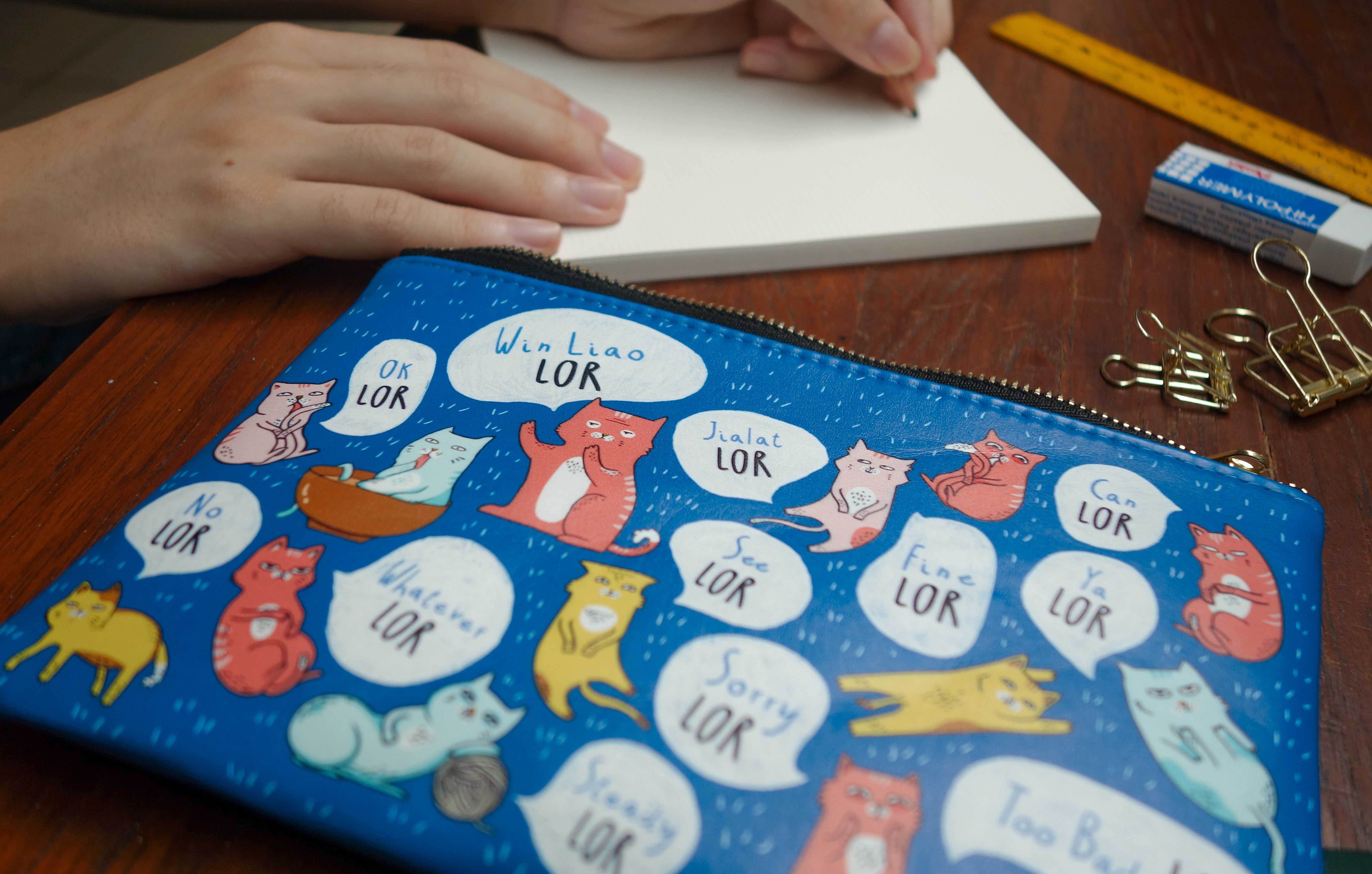 Singapore Singlish Bags & Accessories - "Lor" Pouch