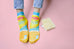 Laggi Huat socks - Apparel by wheniwasfour | 小时候, Singapore local artist online gift store