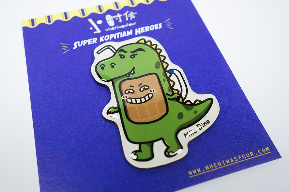 Milo Dino Fridge Magnet