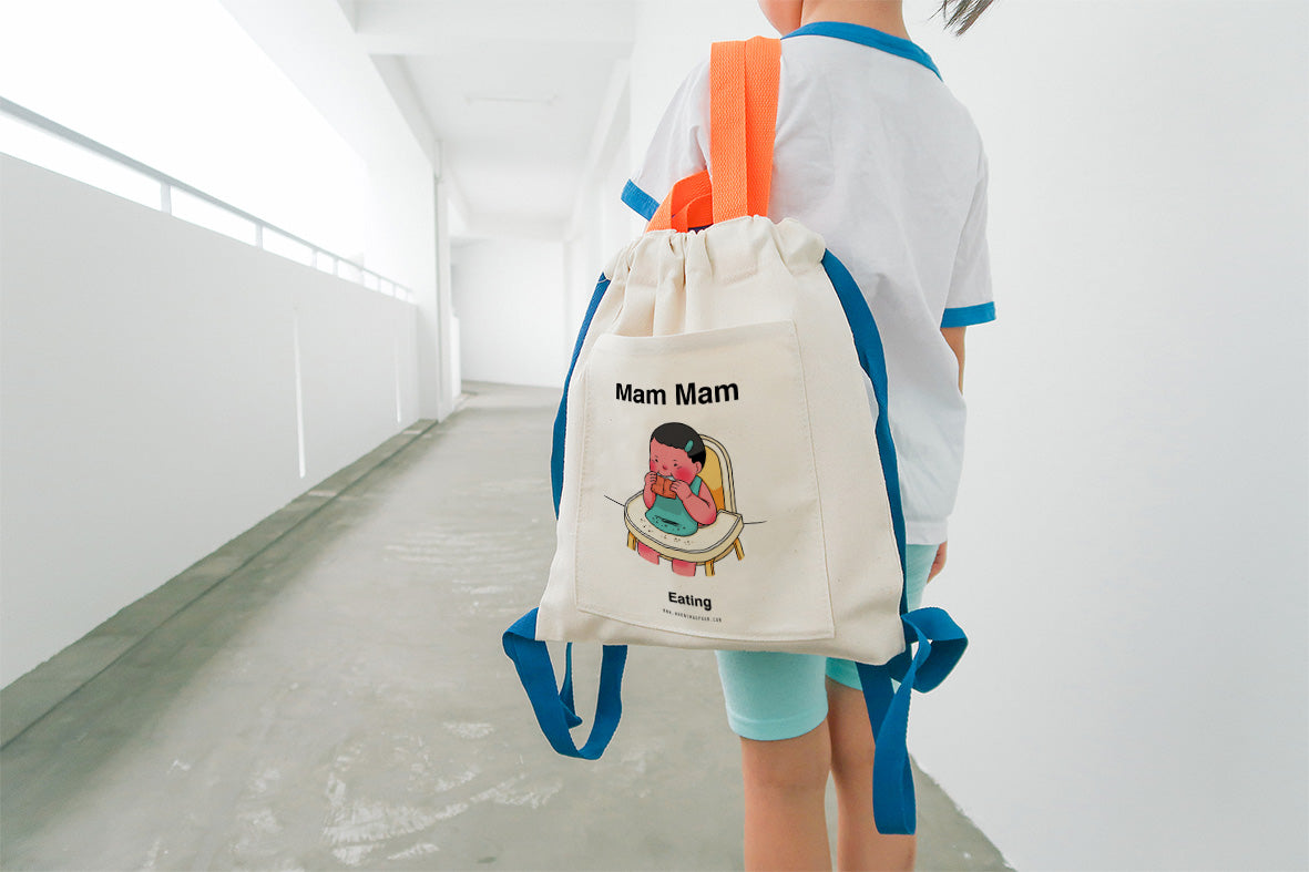 Mam Mam Kids Backpack - Backpack by wheniwasfour | 小时候, Singapore local artist online gift store