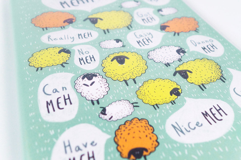 Meh Meh A5 Notebook - Notebooks by wheniwasfour | 小时候, Singapore local artist online gift store