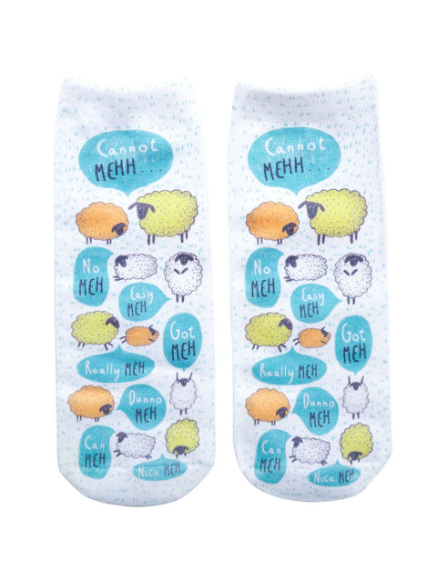 Meh Meh Socks - Apparel by wheniwasfour | 小时候, Singapore local artist online gift store
