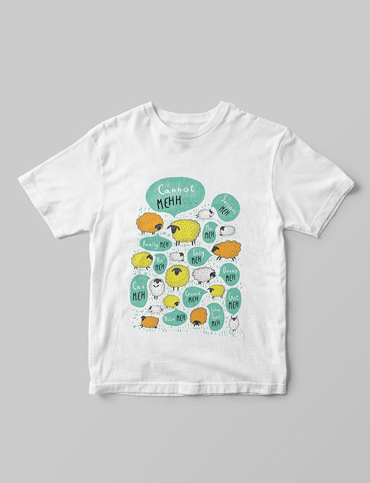 Singlish T-Shirt MEH - Apparel by wheniwasfour | 小时候, Singapore local artist online gift store