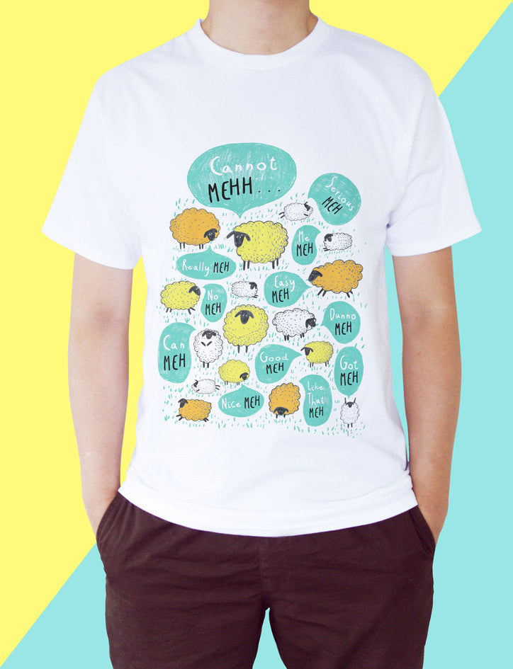 Happy Meh Meh Tee (with Kids' Sizes)