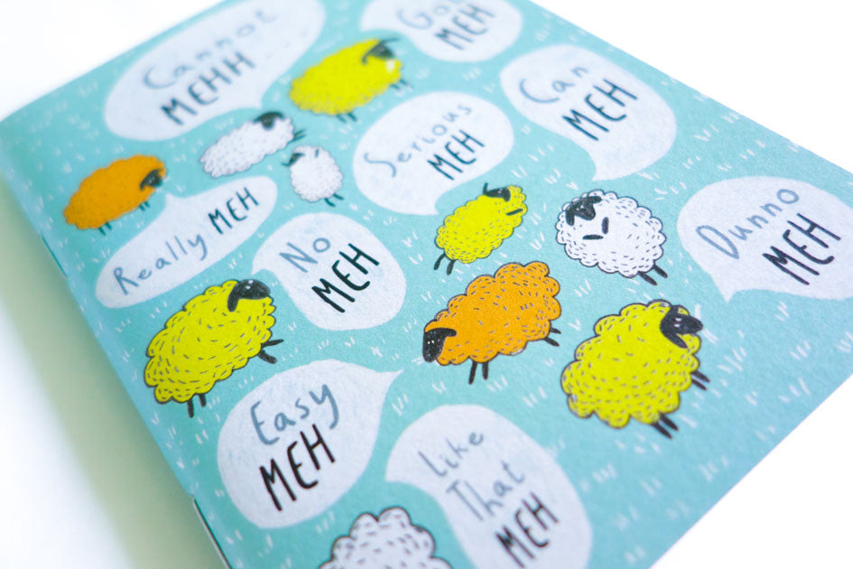 Meh Meh A6 Notebook - Notebooks by wheniwasfour | 小时候, Singapore local artist online gift store