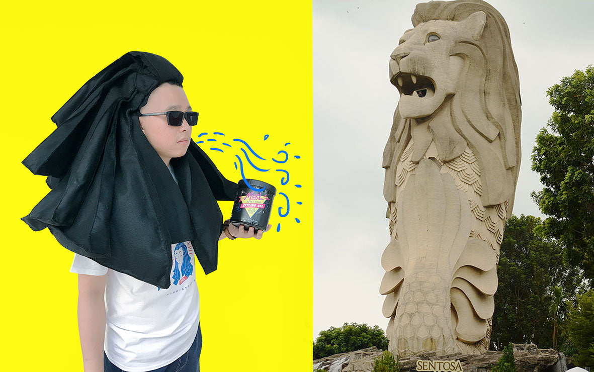 Singapore Merlion Hairstyle