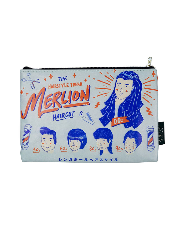 Singapore Merlion Hairstyle Pouch