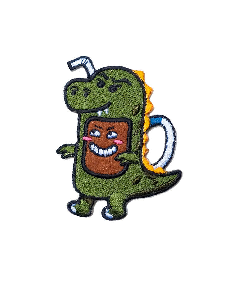 Wheniwasfour Kopitiam Heroes Iron-On Patch - Milo Dinosaur