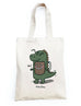 Milo Dino Totebag - Canvas Tote Bags by wheniwasfour | 小时候, Singapore local artist online gift store