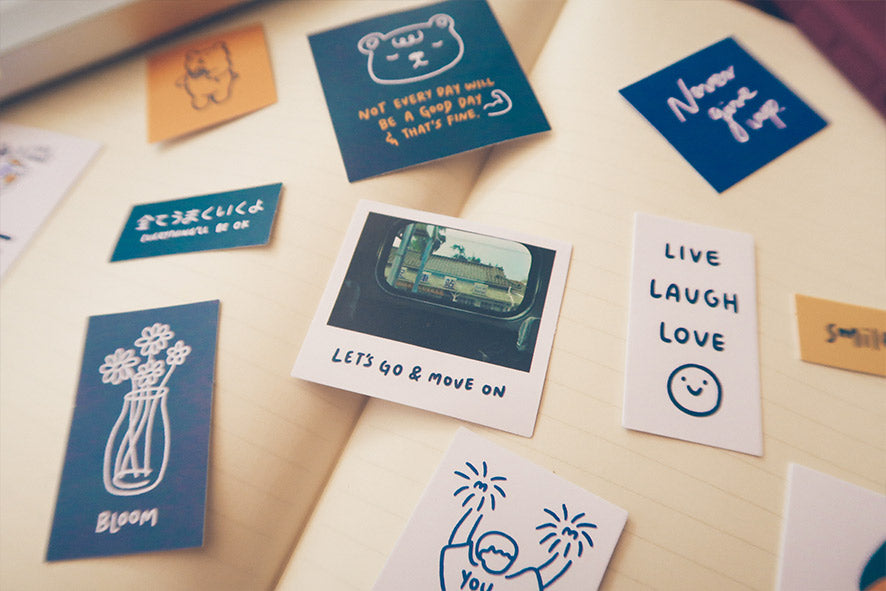 Live Simply Decal Sticker Pack - Sticker by wheniwasfour | 小时候, Singapore local artist online gift store