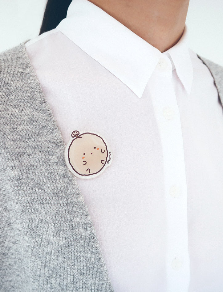Mogubo Pin - Accessories by wheniwasfour | 小时候, Singapore local artist online gift store