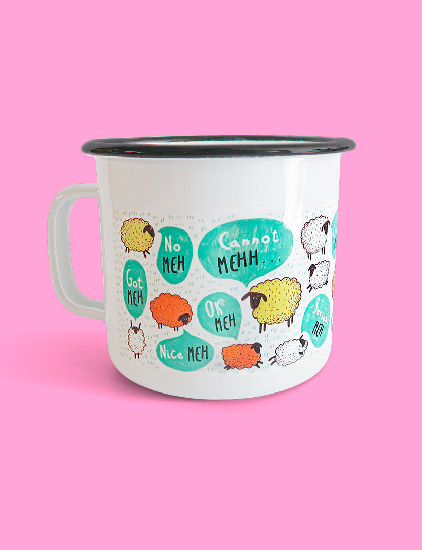 Meh Singlish Mug - Home by wheniwasfour | 小时候, Singapore local artist online gift store