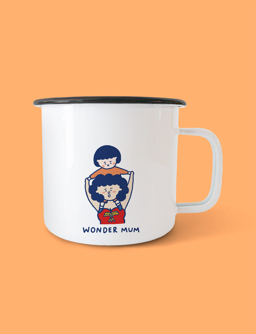 Wonder Mum Mug - Home by wheniwasfour | 小时候, Singapore local artist online gift store