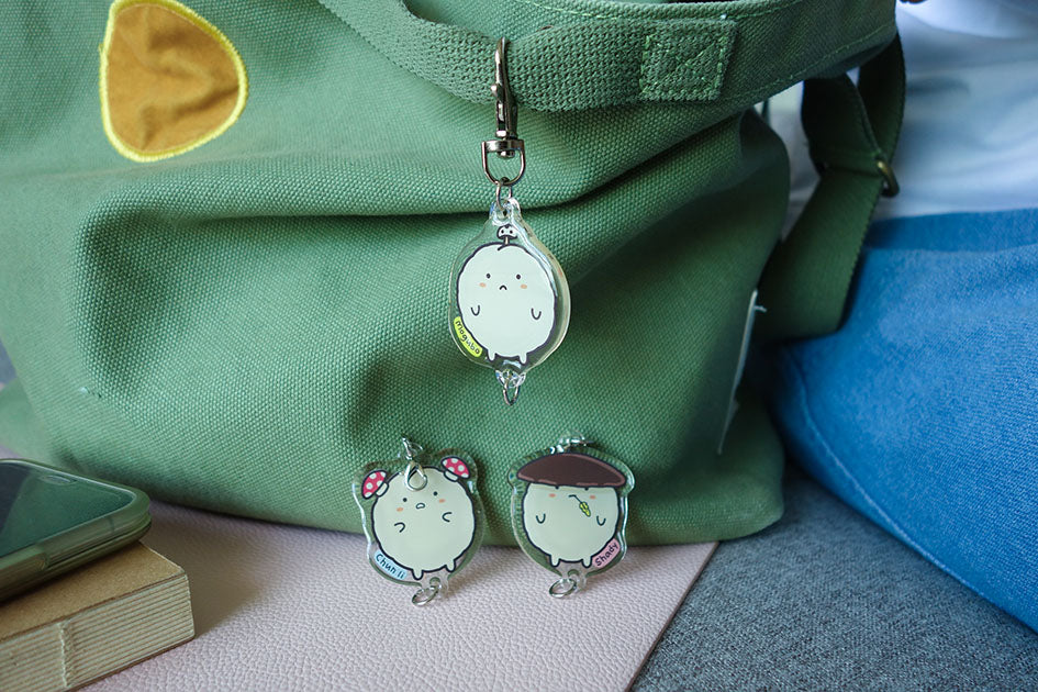 Mogubo Keychain 3 in 1 - Accessories by wheniwasfour | 小时候, Singapore local artist online gift store