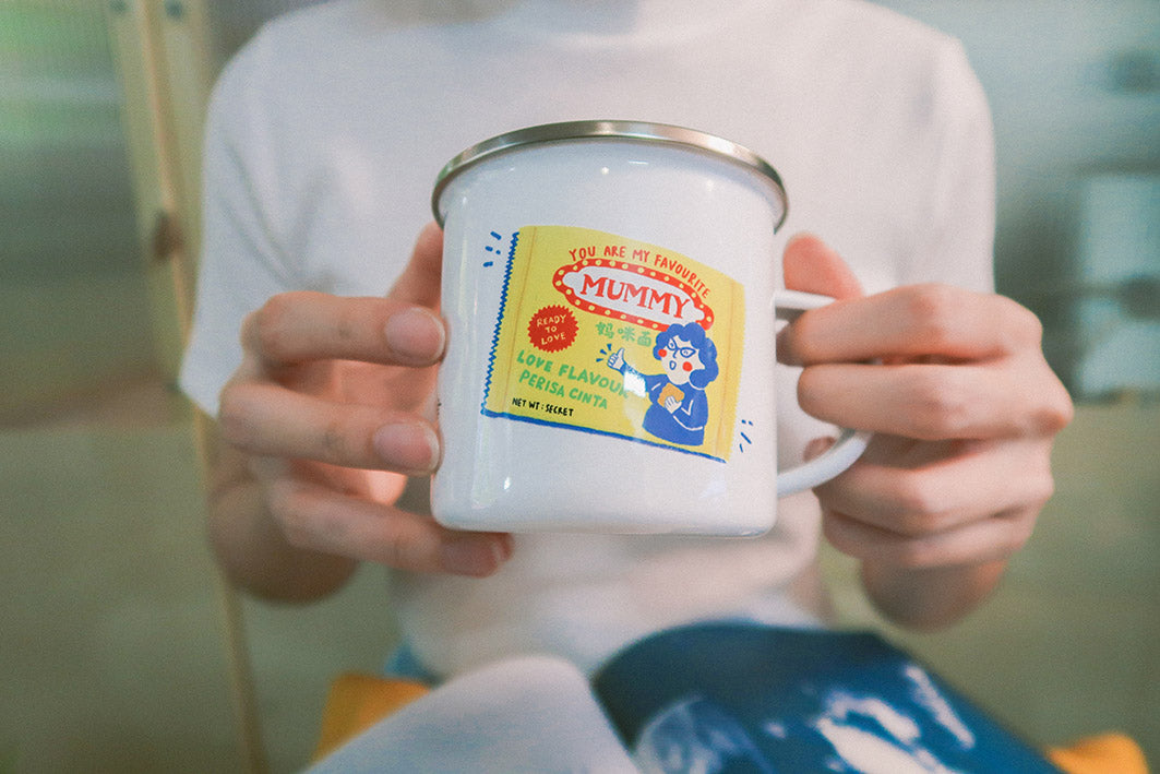 Old school mamee noodle snack 'you are my favourite mummy' greeting card for mother's day or special occasions.