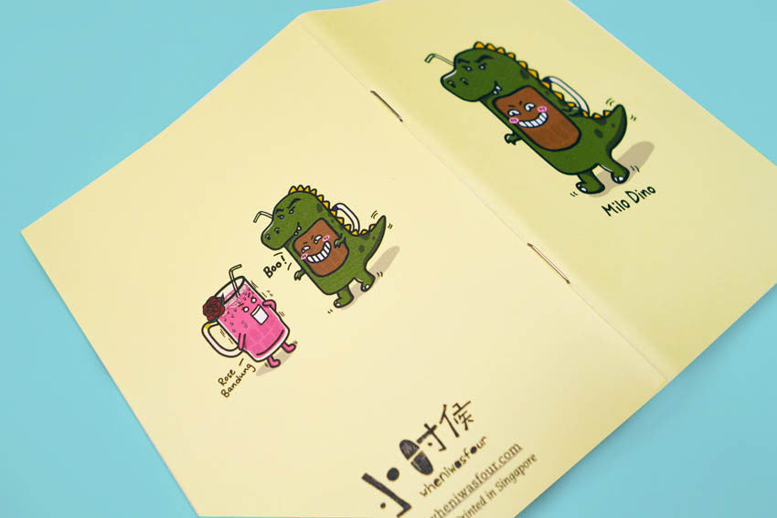 Milo Dino A6 Notebook - Notebooks by wheniwasfour | 小时候, Singapore local artist online gift store