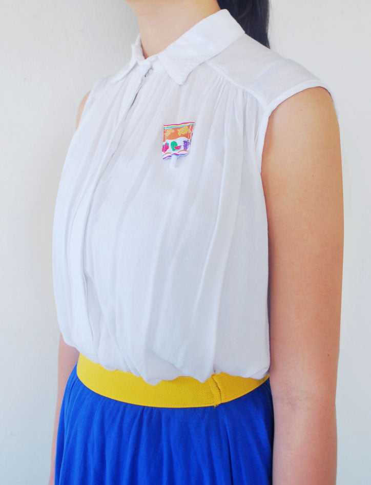 Nostalgic Singapore Lollipop Pin (Orange)