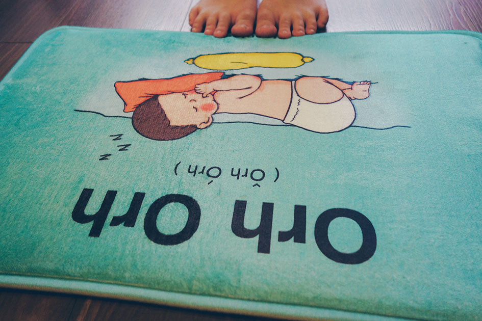 Orh Orh Door Mat - Home by wheniwasfour | 小时候, Singapore local artist online gift store