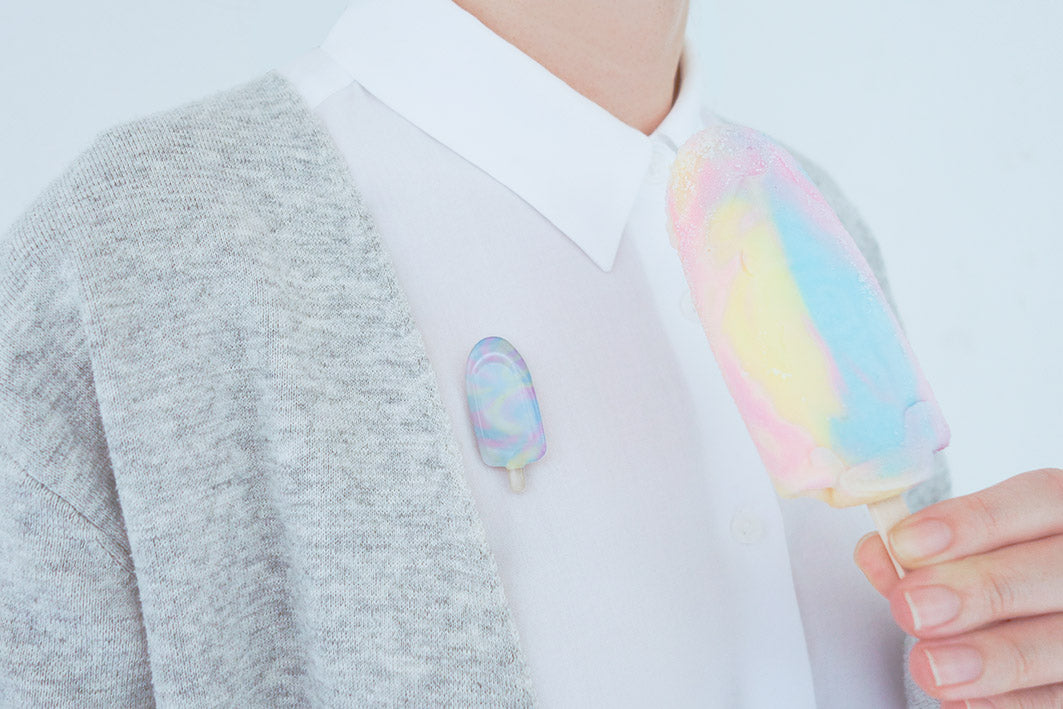 Paddle Pop Pin - Accessories by wheniwasfour | 小时候, Singapore local artist online gift store