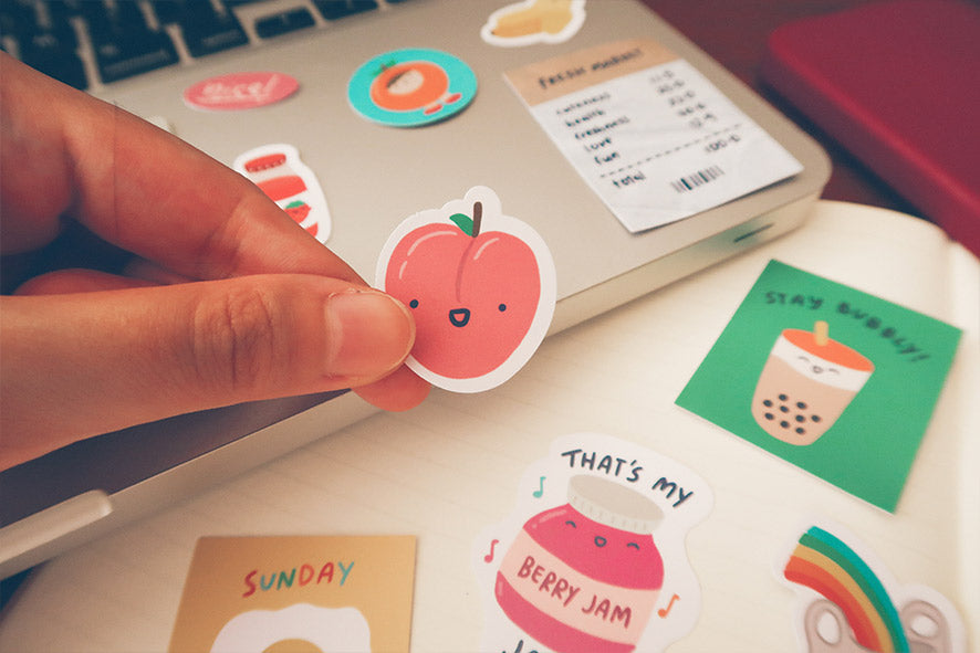 Fresh Market Decal Sticker Pack - Sticker by wheniwasfour | 小时候, Singapore local artist online gift store
