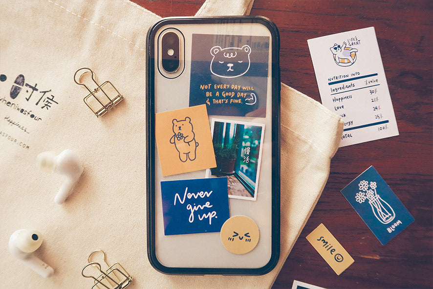 Live Simply Decal Sticker Pack - Sticker by wheniwasfour | 小时候, Singapore local artist online gift store