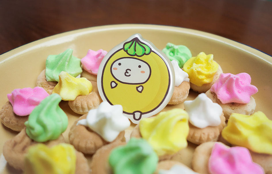 Fancy Gem Fishbo Pin - Accessories by wheniwasfour | 小时候, Singapore local artist online gift store