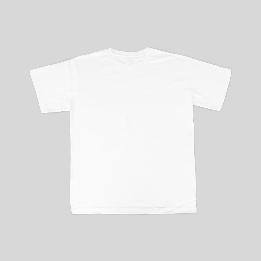 XL Size Plain White Tee - by wheniwasfour | 小时候, Singapore local artist online gift store