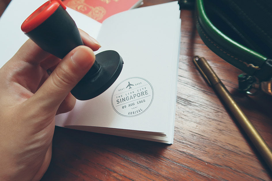 Singapore Citizen Passport A6 Notebook - Notebooks by wheniwasfour | 小时候, Singapore local artist online gift store