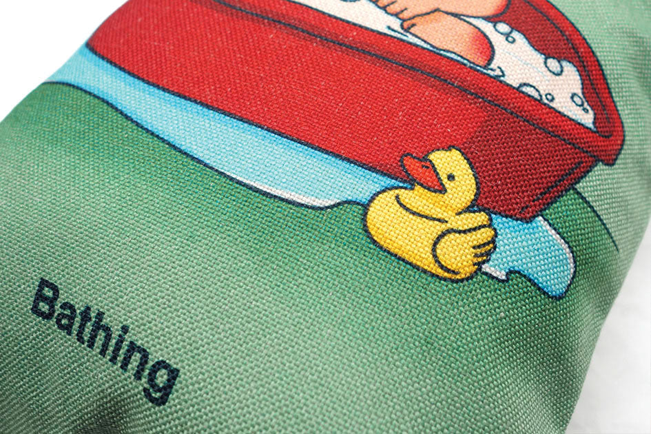 Orh Orh/Pom Pom Cushion Cover - cushion cover by wheniwasfour | 小时候, Singapore local artist online gift store